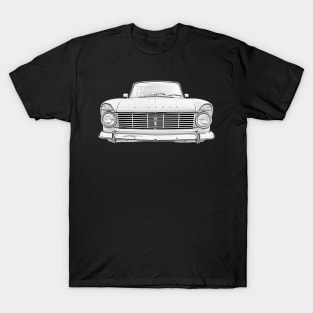 Hillman Super Minx 1960s classic car monochrome T-Shirt